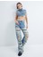 Çok Yıpratmalı Kot Pantolon Düz Paça Cepli Pamuklu - Nora Straight Jeans 4