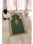 Dijital Baskılı Yıkanabilir Şık Motifli Namazlık Seccade 70X130 Cm, Seccade-18-Yeşil, 2