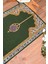 Dijital Baskılı Yıkanabilir Şık Motifli Namazlık Seccade 70X130 Cm, Seccade-18-Yeşil, 4