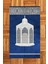Dijital Baskılı Yıkanabilir Hediyelik Şık Namaz Halısı Seccade 70X130CM, Seccade-42-Mavi, 2