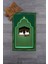 Dijital Baskılı Kabe Motifli Yıkanabilir Motifli 70X130 Namazlık Seccade, Seccade-04-Yeşil, 2