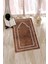 Dijital Baskılı Yıkanabilir Sade Desen Namazlık Seccade 70X130 Cm, Seccade-11-Kahve, 3
