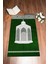 Dijital Baskılı Yıkanabilir Hediyelik Şık Namaz Halısı Seccade 70X130CM, Seccade-42-Yeşil, 1