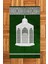 Dijital Baskılı Yıkanabilir Hediyelik Şık Namaz Halısı Seccade 70X130CM, Seccade-42-Yeşil, 2