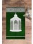 Dijital Baskılı Yıkanabilir Hediyelik Şık Namaz Halısı Seccade 70X130CM, Seccade-42-Yeşil, 5