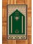 Dijital Baskılı Yıkanabilir Klasik Motifli Namazlık Seccade 70X130, Seccade-31-Yeşil, 4
