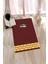 Dijital Baskılı Yıkanabilir Kabe Motifli Hediyelik Namaz Halısı Seccade 70X130, Seccade-45-Kırmızı, 5