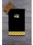 Dijital Baskılı Yıkanabilir Kabe Motifli Hediyelik Namaz Halısı Seccade 70X130, Seccade-45-Siyah, 3