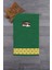 Dijital Baskılı Yıkanabilir Kabe Motifli Hediyelik Namaz Halısı Seccade 70X130, Seccade-45-Yeşil, 3