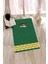 Dijital Baskılı Yıkanabilir Kabe Motifli Hediyelik Namaz Halısı Seccade 70X130, Seccade-45-Yeşil, 5