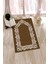 Dijital Baskılı Yıkanabilir Sade Şık Namazlık Seccade 70X130 Cm, Seccade-12-Kahve, 3