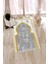Dijital Baskılı Yıkanabilir Motifli Hediyelik Namazlık Seccade 70X130CM, Seccade-26-Gri, 1