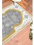 Dijital Baskılı Yıkanabilir Motifli Hediyelik Namazlık Seccade 70X130CM, Seccade-26-Gri, 3
