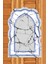 Dijital Baskılı Yıkanabilir Lazer Kesim Hediyelik Namazlık Seccade 70X130, Seccade-28-Mavi, 4