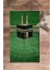 Dijital Baskılı Yıkanabilir Kabe Motifli Şık Tasarım Namaz Halısı Seccade 70X130, Seccade-48-Yeşil, 4