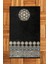 Dijital Baskılı Yıkanabilir Motifli Hediyelik Namaz Halısı Seccade 70X130, Seccade-44-Siyah, 2