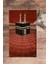 Dijital Baskılı Yıkanabilir Kabe Motifli Şık Tasarım Namaz Halısı Seccade 70X130, Seccade-48-Kırmızı, 4