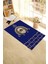 Dijital Baskılı Yıkanabilir Şık Tasarım Namaz Halısı Seccade 70X130CM, Seccade-49-Mavi, 2