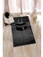 Dijital Baskılı Yıkanabilir Kabe Motifli Şık Tasarım Namaz Halısı Seccade 70X130, Seccade-48-Siyah, 5