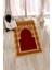 Dijital Baskılı Yıkanabilir Motifli 70X130 Namazlık Seccade, Seccade-01-Gold, 4