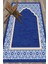 Dijital Baskılı Yıkanabilir Hediyelik Şık Namazlık Seccade 70X130 Cm, Seccade-17-Mavi, 3