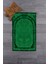Dijital Baskılı Yıkanabilir Sade Desen Hediyelik Namazlık Seccade 70X130, Seccade-39-Yeşil, 4