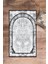 Dijital Baskılı Yıkanabilir Sade Desen Hediyelik Namazlık Seccade 70X130, Seccade-39-Gri, 5