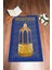 Dijital Baskılı Yıkanabilir Hediyelik Namaz Halısı Seccade 70X130CM, Seccade-43-Mavi, 1