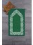 Dijital Baskılı Yıkanabilir Sade Şık Namazlık Seccade 70X130 Cm, Seccade-12-Yeşil, 1
