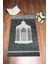 Dijital Baskılı Yıkanabilir Hediyelik Şık Namaz Halısı Seccade 70X130CM, Seccade-42-Gri, 1