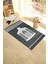 Dijital Baskılı Yıkanabilir Hediyelik Şık Namaz Halısı Seccade 70X130CM, Seccade-42-Gri, 3