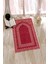 Dijital Baskılı Yıkanabilir Kaliteli Şık Namazlık Seccade 70X130 Cm, Seccade-09-Kırmızı, 3
