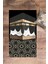 Dijital Baskılı Yıkanabilir Kabe Motifli Hediyelik Namaz Halısı Seccade 70X130CM, Seccade-47-Siyah, 4