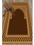 Dijital Baskılı Yıkanabilir Silinebilir Modern Namazlık Seccade 70X130 Cm, Seccade-07-Kahve, 5