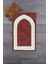 Dijital Baskılı Yıkanabilir Sade Şık Namazlık Seccade 70X130 Cm, Seccade-10-Kırmızı, 1