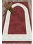 Dijital Baskılı Yıkanabilir Sade Şık Namazlık Seccade 70X130 Cm, Seccade-10-Kırmızı, 4