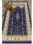 Dijital Baskılı Yıkanabilir Klasik Desenli Namazlık Seccade 70X130, Seccade-30-Lacivert, 1