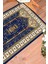 Dijital Baskılı Yıkanabilir Klasik Desenli Namazlık Seccade 70X130, Seccade-30-Lacivert, 2
