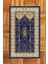 Dijital Baskılı Yıkanabilir Klasik Desenli Namazlık Seccade 70X130, Seccade-30-Lacivert, 4