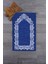 Dijital Baskılı Yıkanabilir Sade Şık Namazlık Seccade 70X130 Cm, Seccade-12-Mavi, 1