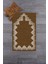 Dijital Baskılı Yıkanabilir Sade Şık Desen Namazlık Seccade 70X130 Cm, Seccade-14-Kahve, 1