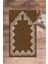 Dijital Baskılı Yıkanabilir Sade Şık Desen Namazlık Seccade 70X130 Cm, Seccade-14-Kahve, 2