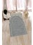 Dijital Baskılı Yıkanabilir Motifli Namazlık Seccade 70X130 Cm, Seccade-15-Gri, 2