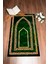 Dijital Baskılı Kaymaz Taban Yıkanabilir Modern Namazlık Seccade 70X130, Seccade-21-Yeşil, 4