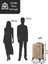 Suitcase Abs Gold Orta Boy Valiz 600.06-O 5