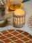 Tealight LED Sütun Rattan Mum Pilli Handmade 1