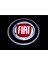 Fiat Araçlarına Kapı Altı LED Logo Mesafe Sensörlü Yeni Nesil 2