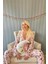 Açık Pembe Flore Exclusive Örme Sabahlıklı Kadın Pijama Takımı 4