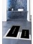 Dijital Baskılı Yıkanabilir Bathroom Yazılı Ikili Banyo Paspası, Klozet-2-Siyah, 1