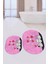 Dijital Baskılı Yıkanabilir Kalipli Kediler Desenli Ikili Banyo Halısı Oval, Klozet-42-Pembe, 4